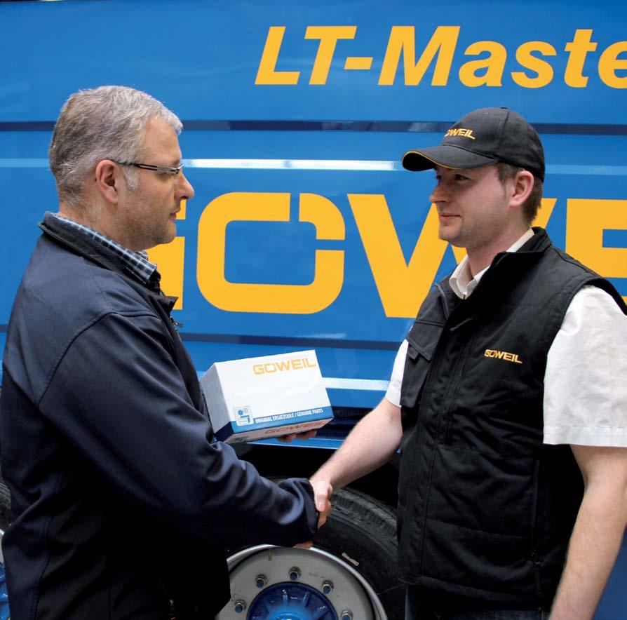LT-MASTER Serwis GÖWEIL / LT-Master / Strona 18-19 Na nas można polegać! Z GÖWEIL Service-Kit jesteście Państwo zawsze w dobrych rękach!