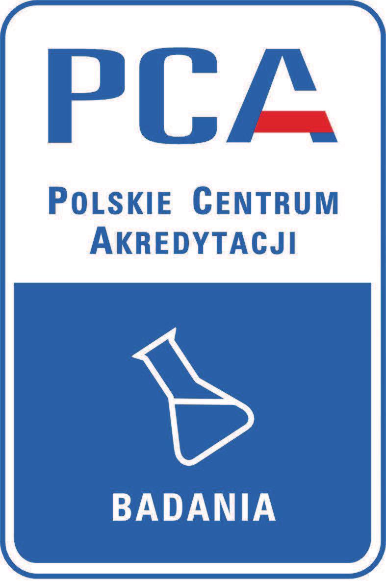 ZAKRES AKREDYTACJI LABORATORIUM BADAWCZEGO Nr AB 984 wydany przez POLSKIE CENTRUM AKREDYTACJI 01-382 Warszawa, ul. Szczotkarska 42 Wydanie nr 11 Data wydania: 19 lipca 2018 r.