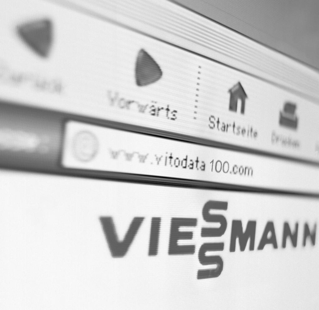 Pomoc online dlaspecjalistów Viesmann Vitodata100 Serwis