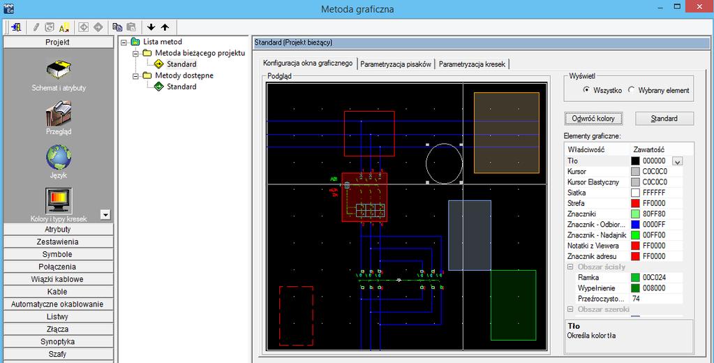 Pierwsze kroki SEE Electrical Expert Wersja V4R3 G KONFIGURACJA PROGRAMU Program SEE Electrical EXPERT posługuje się grafiką wektorową.