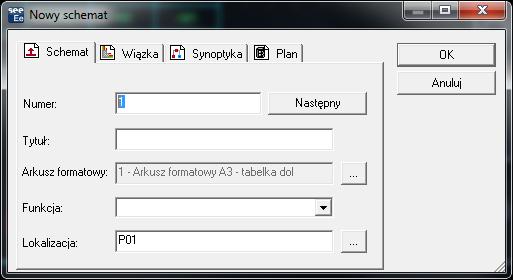 Pierwsze kroki SEE Electrical Expert Wersja V4R3 C.1. Edytor schematów Jest to edytor graficzny, w którym rysujemy graf połączeń, wstawiamy i opisujemy symbole.