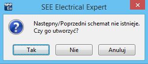 Pierwsze kroki SEE Electrical Expert Wersja V4R3 Stworzymy teraz następny rysunek na tym samym arkuszu formatowym, będzie on nosił numer 04. Zamykamy okno eksploratora. Klikamy na ikonę.