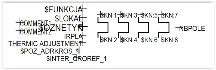 Pierwsze kroki SEE Electrical Expert Wersja V4R3 Końcówka Współrzędne końcówki Współrzędne referencji 4 (2; -2) (2.25; -2.15) 5 (4; 0) (4.25; 0.3) 6 (4; -2) (4.25; -2.15) 7 (6; 0) (6.25; 0.3) 8 (6; -2) (6.