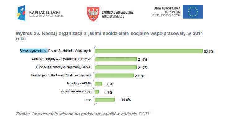 testującego pn. Wielkopolskie Centrum Ekonomii Solidarności koordynacja na rzecz zapewnienia trwałości funkcjonowania instytucji ekonomii społecznej.
