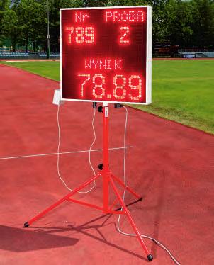 Sprzęt elektroniczny Obrotowa tablica informacyjna LED RGB 60 Unikatowe rozwiązanie firmy Polanik zapewnia obrót tablicy