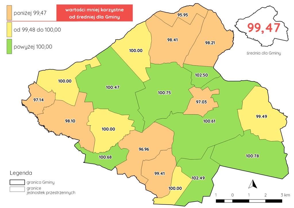 Diagnoza na potrzeby wyznaczenia obszaru zdegradowanego Green Key Lp. Jednostka przestrzenne Liczba ludności ogółem (stan na dzień 31.12.2014 r.) Liczba ludności ogółem (stan na dzień 31.12.2016 r.