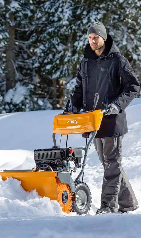 Zamiatarka SWS 800 G Silnik spalinowy P 212 cm 3 Moc