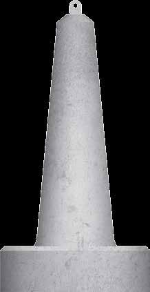 4.2.2. Fundamenty dla linii 110 kv TRZON T: 240, 310-1, 310-2, 310-3, 310-4, 310-5, 310-65 UWAGA: Beton C25/30, W4 T 310-65 120.0 40.0 317.0 20.0 8.5 6.5 100.0 22.5 12.5 27.