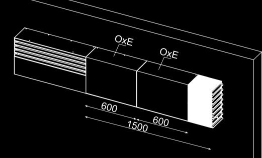 3.5. OXE EXPANDER INSTALLATION 3.5. ETAPY MONTAŻU PRZEDŁUŻENIA OXE 3.5. INSTALLATIE VAN VERLENGSTUK OXE 3.5. УСТАНОВКА ВЫБРОСА ВОЗДУХА СПРАВА/СЛЕВА OxE extension for OxS.
