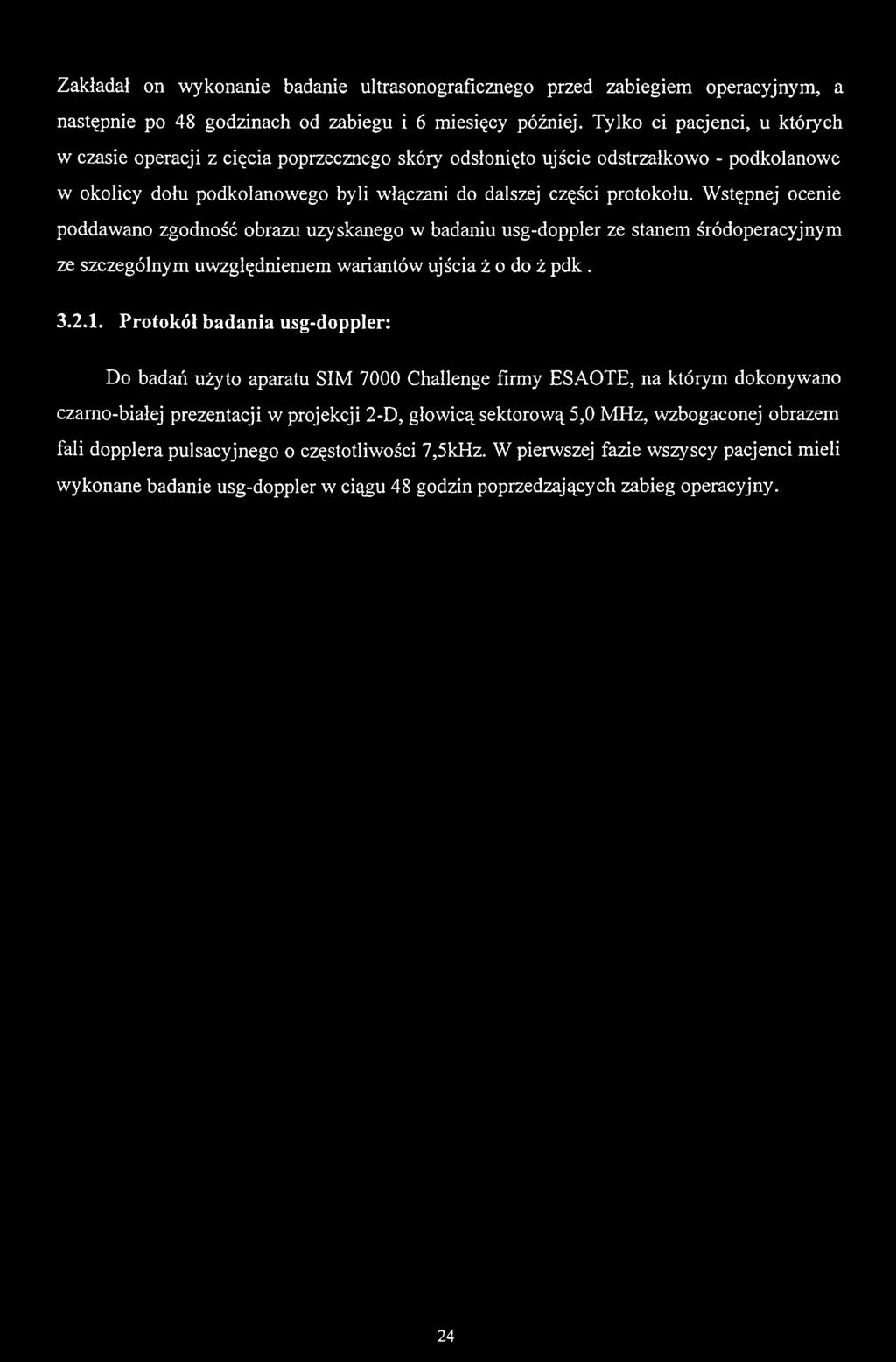 ujścia ż o do ż pdk. 3.2.1.