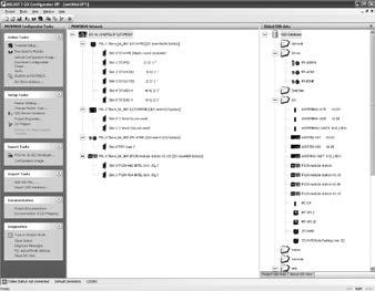 Umożliwia konfigurację wszystkich modułów Profibus DP serii MELSEC Ans/QnAS i A/Q oraz rodziny FX.