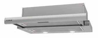 oświetlenie: 2 x 1,2 W LED filtr aluminiowy 3 warstwowy 1502029 Alveus Salado szerokość: 60 cm sterowanie: mechaniczne