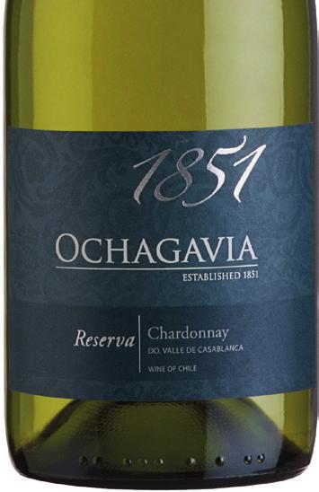chile Ochagavia Silvestre Sauvignon Blanc 75 cl 80,00 D.O. Valle del Rapel Dobrze zbudowane Sauvignon Blanc, świeże, orzeźwiające, z przyjemną kwasowością.