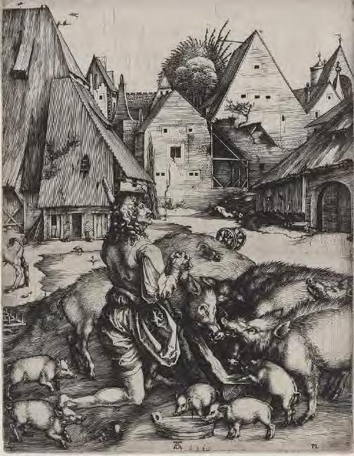 Albrecht Dürer, Syn marnotrawny, ok. 1496 r. Źródło: http://1.bp.blogspot.