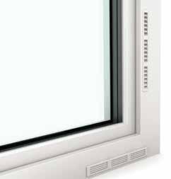 POWIETRZE BEZ ZMARTWIEŃ: FUNKCJA AUTOMATYCZNA ŚWIEŻE POWIETRZE BEZ PRZECIĄGÓW PROSTE I WYGODNE STEROWANIE ZA POMOCĄ SMART WINDOW MOŻLIWE STEROWANIE ZA POMOCĄ LOXONE SMART HOME System wentylacji
