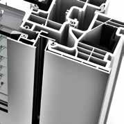 home pure KV 350 OKNA ZESPOLONE Z PCV I ALUMINIUM WŁAŚCIWOŚCI Izolacyjność cieplna do U w = 0,79 W/(m 2 K) Izolacja dźwiękowa Bezpieczeństwo Ryglowanie Głębokość profilu do 44 db RC1N, RC2 okucia