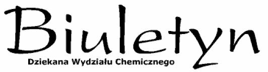 BIULETYN 8 (188) 5 kwietnia 2006 Z upoważnienia Dziekana redaguje Wacław Grzybkowski, Katedra Chemii Fizycznej, tel. (0-47-58) 347-1610, e-mail: wgrzyb@chem.pg.gda.pl WYGRAJ INDEKS W dniu 25 marca br.