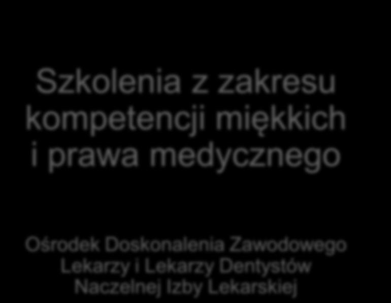 medycznego Ośrodek Doskonalenia Zawodowego