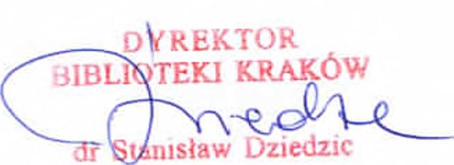 materiałów i usług Biblioteki. 3. Skargi i wnioski należy zgłaszać w formie pisemnej w sekretariacie Biblioteki: Plac Jana Nowaka- Jeziorańskiego 3. 4.