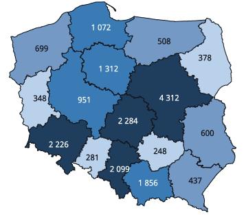 Wykres 29. Chorobowość rejestrowana Źródło: DAiS MZ na podstawie NFZ 4.