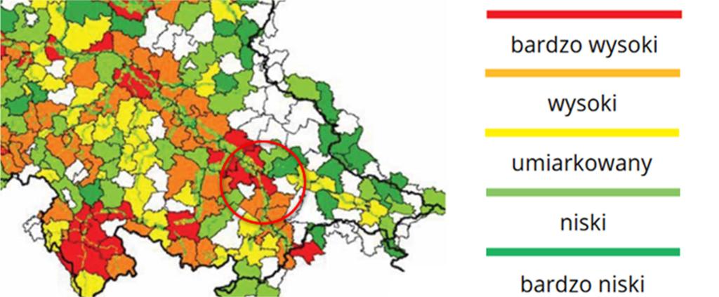 progeo Sp. z o.o. PROGRAM OCHRONY ŚRODOWISKA DLA MIASTA OPOLA NA LATA 2018-2020 164 Na terenach przyłączonych do miasta Opola, zagrożenie powodziowe obejmuje Czarnowąsy i okolice Sławic.