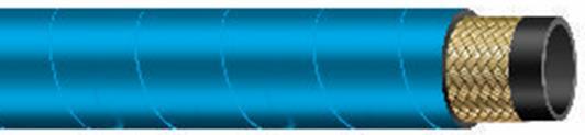 / Węże wysokociśnieniowe / / (wersja high temperature) ULTIMATE 1SN-HT Pojedynczy oplot stalowy Niebieska guma syntetyczna odporna na ozon i starzenie Od -50 C do +135 C (chwilowo +150 C)