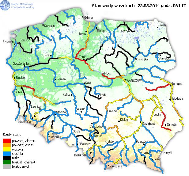 INFORMACJE HYDROLOGICZNO METEOROLOGICZNE