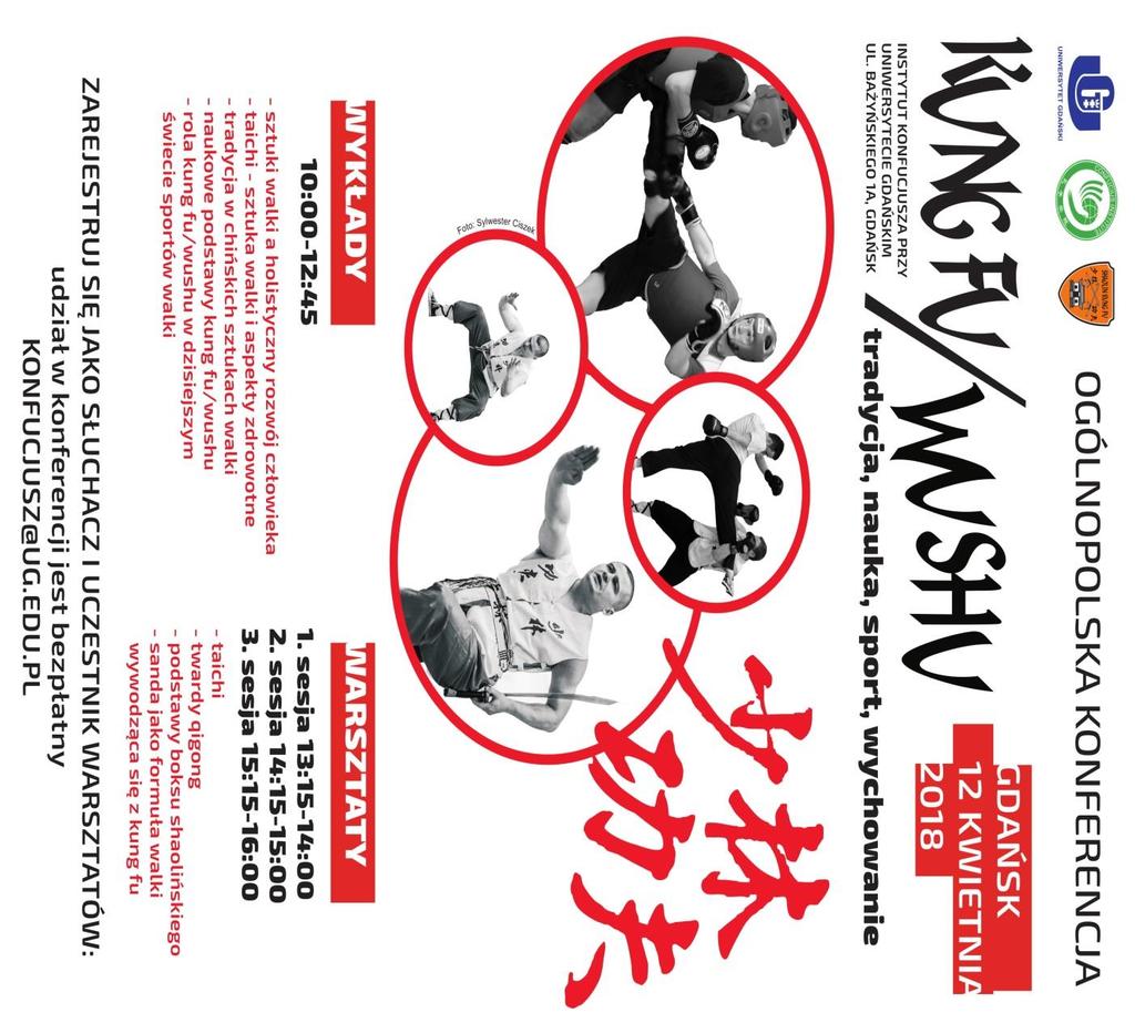 KONFERENCJI KUNG FU/ WUSHU TRADYCJA, NAUKA, SPORT, WYCHOWANIE 12 kwietnia 2018 r.