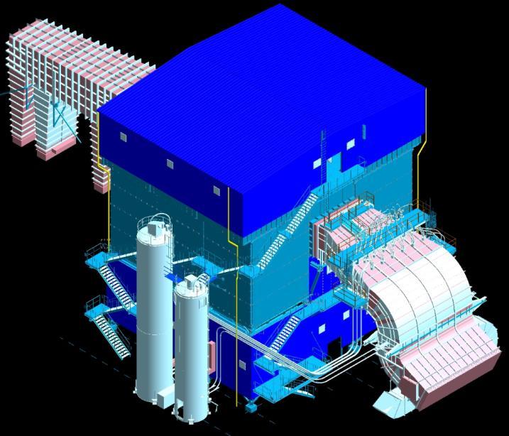 Wood Chips 30% AQCS Configuration: D&S 1xPJFF (6 compartments; flat panel design);1xaci System; 1xDSI System Flue Gas Flow: 1 600 000