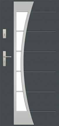 Drzwi stalowe 55 i 72 mm Steelcomfort ST-41/S43 S/S43 gładkie Rw=28 db