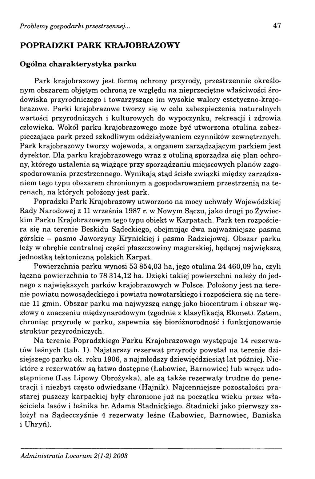 Problemy gospodarki przestrzennej.