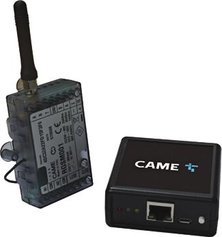 CAME Connect Brama sieciowa CAME Connect Technologia kontroli automatyk w trybie zdalnym Umożliwiają kontrolę automatyk połączonych z protokołem CRP CAME.
