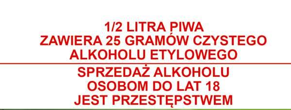 Světlý Ležák 4 x 0,5 l, 5,00 zł / 1 l 3 zł