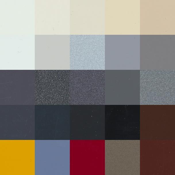 Kolory z kolekcji SELT - dokładne odwzorowanie kolorów jest dostępne we wzorniku ARKUSZE ZAMÓWIEŃ 0 ŻALUZJA SLIM ŻALUZJA FASADOWA ROLETA REFLEKSOL