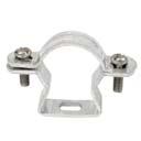 chwyty aluminiowe MG l 456410 Do zamocowania rur aluminiowych na podłożu.