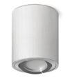 OPRAWY DOMOWE DOMESTIC LIGHTING OPRAWY DO NABUDOWANIA / BUILD-ON FITTINGS OH36 L CZARNY / BLACK 115 40 80 - sufitowa oprawa punktowa ruchoma, - wykonana z aluminium, - jako źródło światła stosuje się