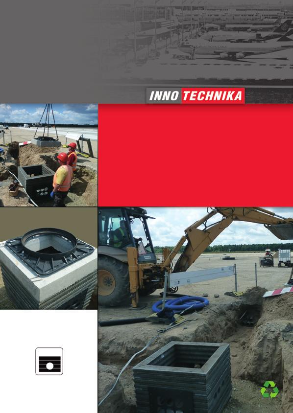Studnie lotniskowe F-900 STUDNIE LOTNISKOWE TP-F900 znajdują zastosowanie wszędzie tam, gdzie wymagana jest wytrzymałość korpusu na nacisk do 90 ton.