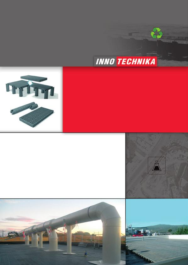 Podłogi podniesione, kratownice Kratownice wykonane z materiału Polipit, doskonale sprawdzają się jako: Podłogi wentylowane i nawiewowe w instalacjach biofiltracyjnych, (utylizacja odpadów,
