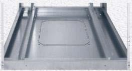 Koncepcja szaf LINKEO Konstrukcja: - płaskie szklane drzwi z metalową ramą (lewe lub prawe) - kolor szary ( RAL 7035 ) - 1 para 19 calowych