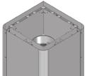 Cubo M / Piko M: A = zdjąć B = założyć przednie elementy C = założyć wewnętrzne elementy D = założyć element zakrywający (z uchwytem) E = zamontować 2.3.