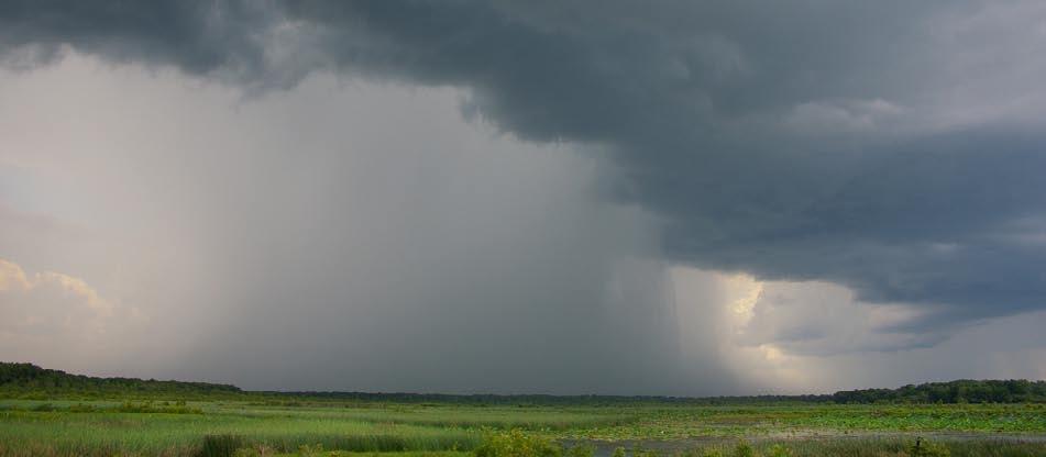 pogoda pomiary meteo Opady wiosenne Temperatury czerwca Pomiary prowadzono w stacji