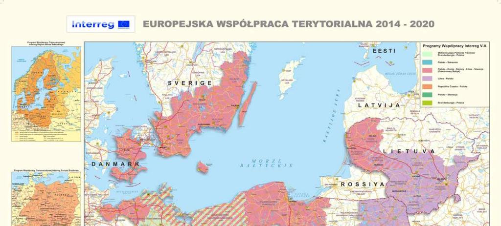 Zasięg terytorialny Europa UE-28, NO, CH Region Morza Bałtyckiego BY, DE, DK, EE, FI, LT, LV, NO, PL,RU, SE Europa