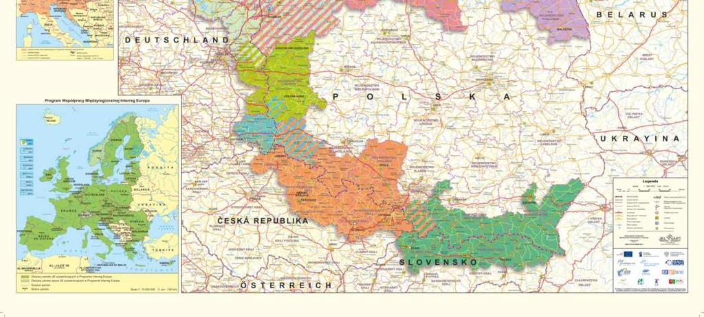Morawsko-Śląski; wybrane podregiony województwa dolnośląskiego jeleniogórski, wałbrzyski, wrocławski (powiat