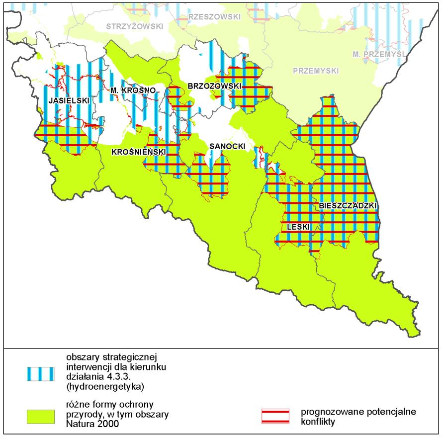 Realizacja kierunków działań a ochrona zasobów przyrodniczych 4.3.