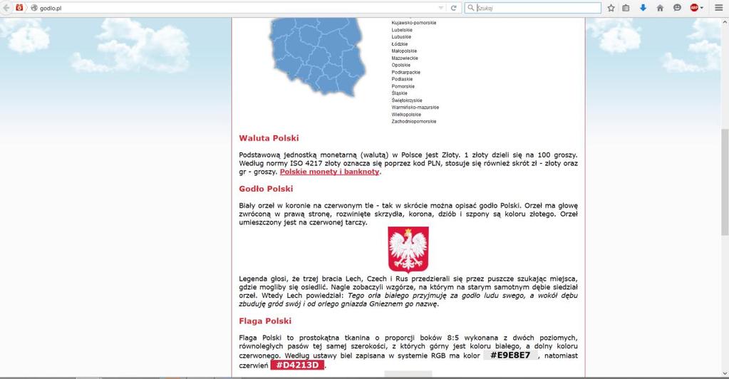 - http://godlo.pl/ - karta pracy - fotos - karta pracy - tabela, Pojęcia kluczowe: tożsamośd, symbole narodowe, godło, inna kultura.