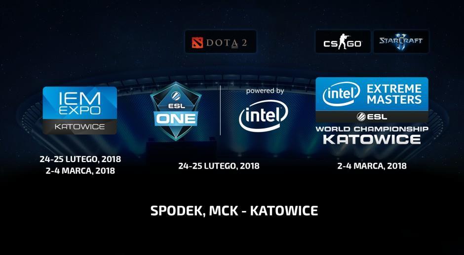 MIASTO WIELKICH WYDARZEŃ Intel Extreme Masters 24-25 LUTEGO 2018 R.