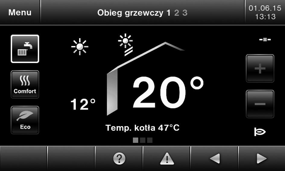 Regulatory (ciąg dalszy) Dane techniczne Typ czujnika Viessmann NTC 10 kω przy 25 C Dopuszczalna temperatura otoczenia Praca 0 do +130 C Magazynowanie i transport 20 do +70 C Czujnik temperatury wody