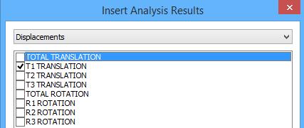 .. W okienku Insert Analysis Result definiujemy objętość drzewka wyników przez wskazanie co