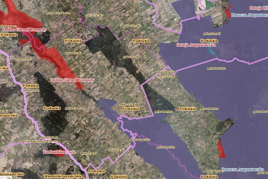 Pseudocalliergon trifarium i Paludella squarrosa. Dla obszaru nie ustanowiono planu działań ochronnych. Rysunek 9.
