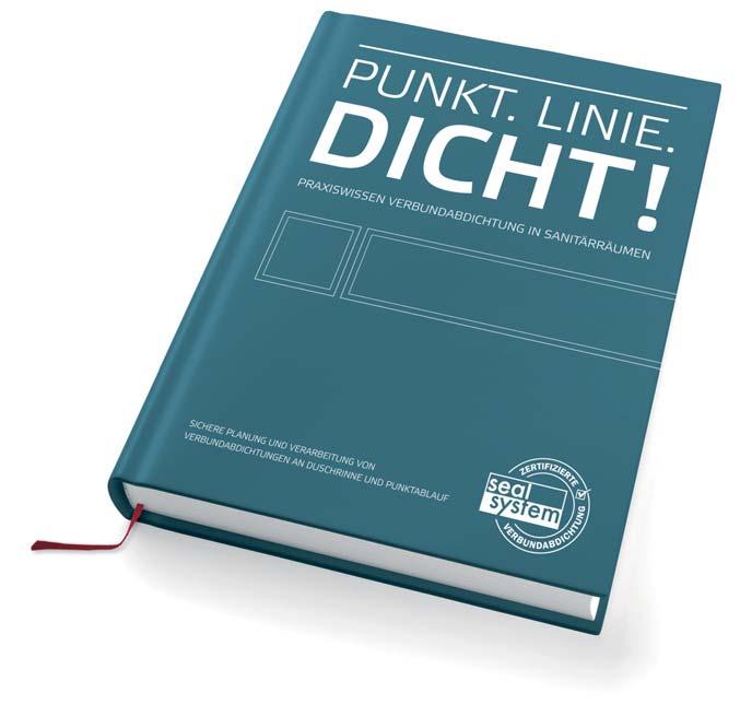 Zawiera ponad 100 certyfikatów instytutu KIWA TBU Greven dla odpływów punktowych i liniowych. PUNKT. LINIA. SZCZELNY! Martin Krabbe, Reinhold P.